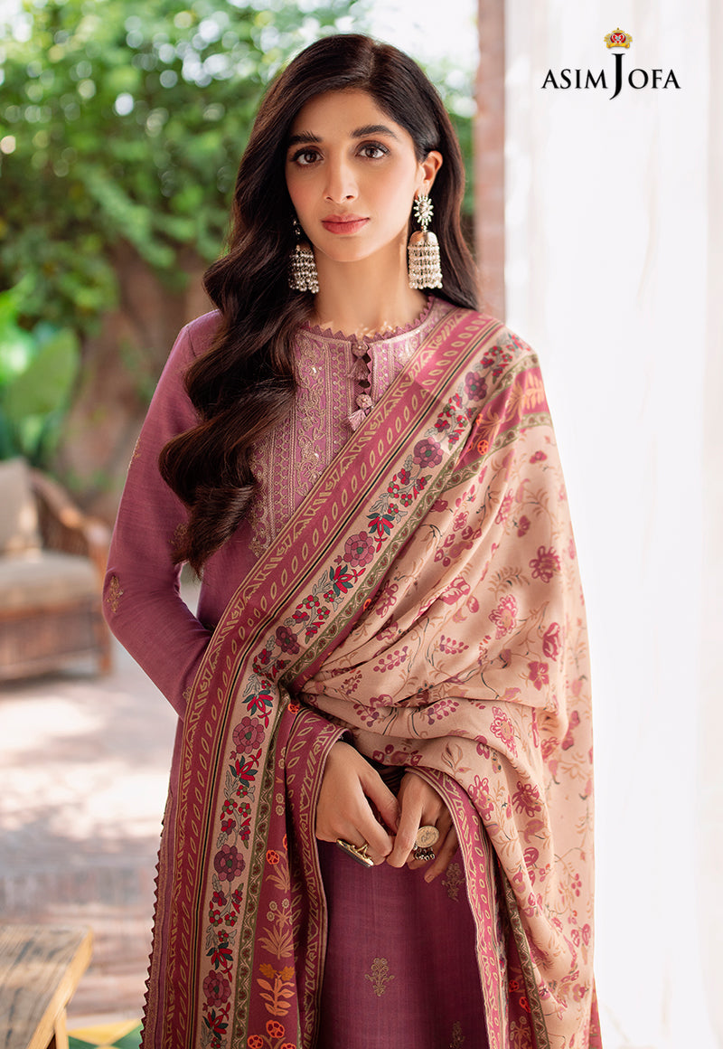 AJW-17 EMBROIDERED LINEN 3 PCS
