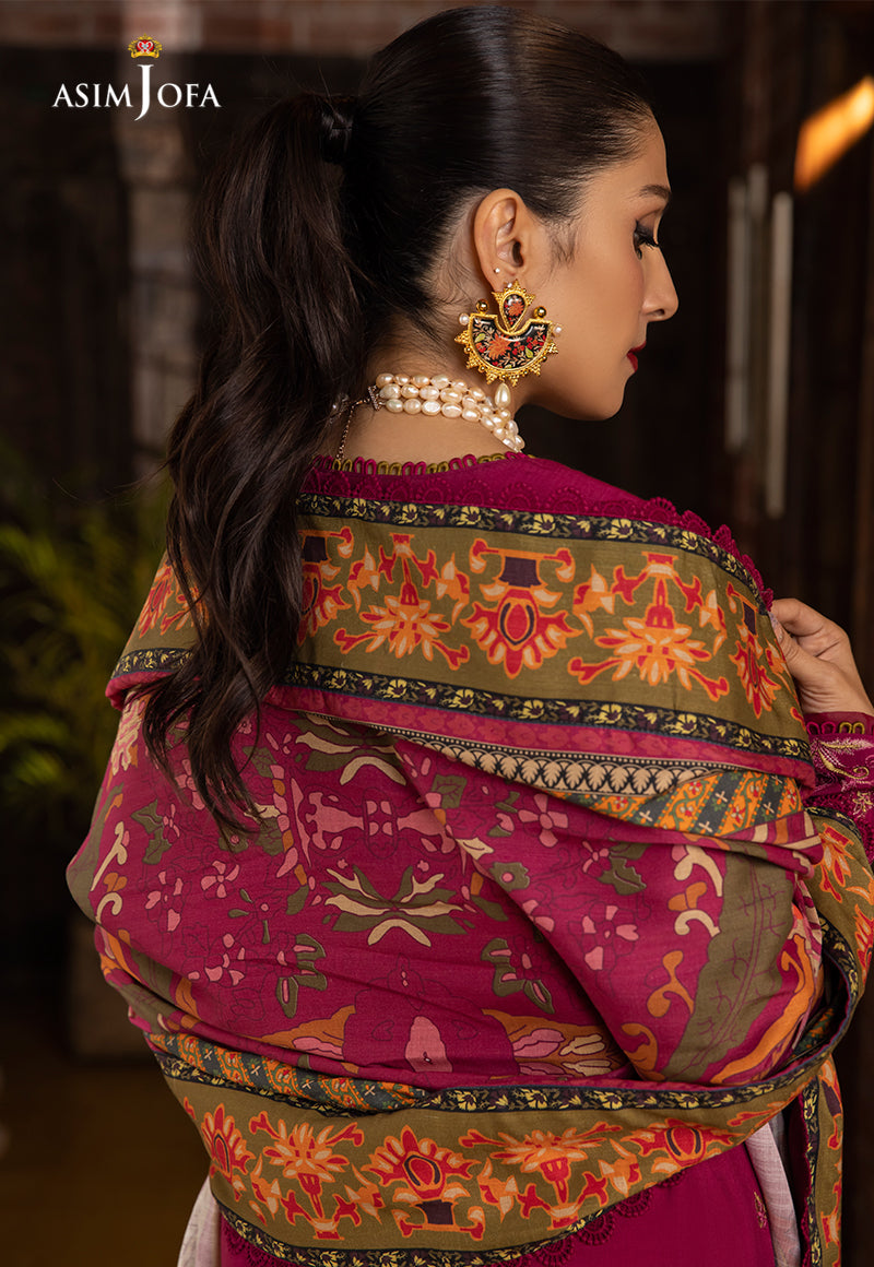 AJW-18 EMBROIDERED LINEN 3 PCS