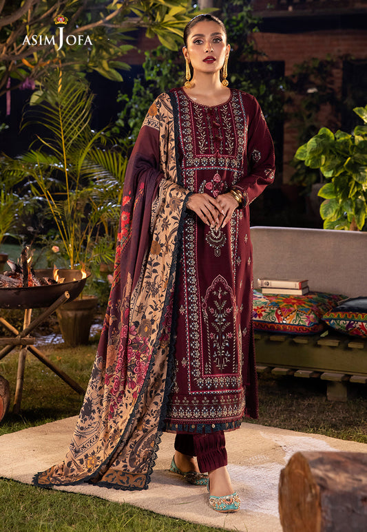 AJW-20 EMBROIDERED LINEN 3 PCS