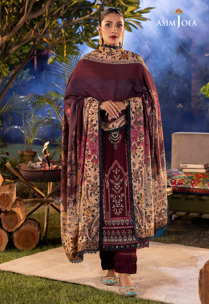 AJW-20 EMBROIDERED LINEN 3 PCS