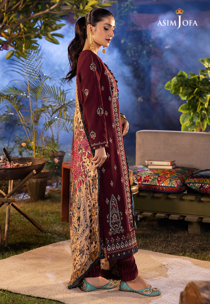 AJW-20 EMBROIDERED LINEN 3 PCS
