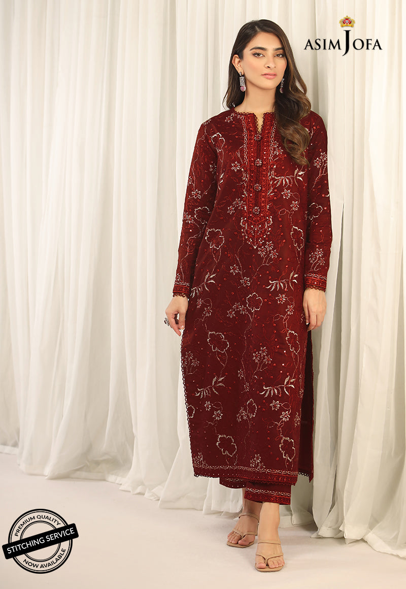 AJWE-04 EMBROIDERED CAMBRIC 2 PCS
