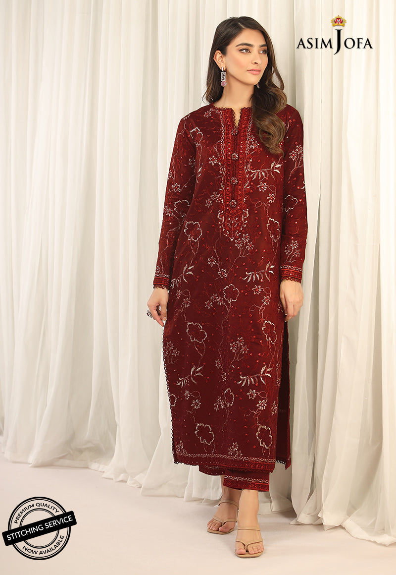AJWE-04 EMBROIDERED CAMBRIC 2 PCS