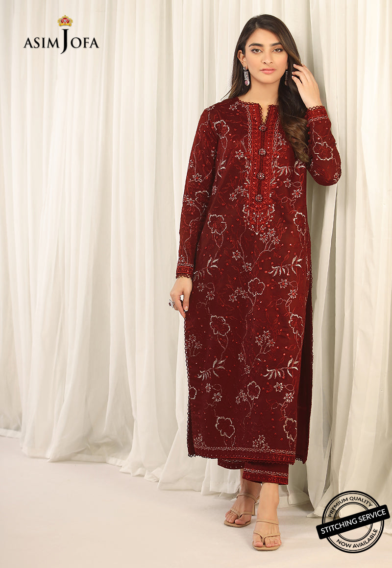 AJWE-04 EMBROIDERED CAMBRIC 2 PCS