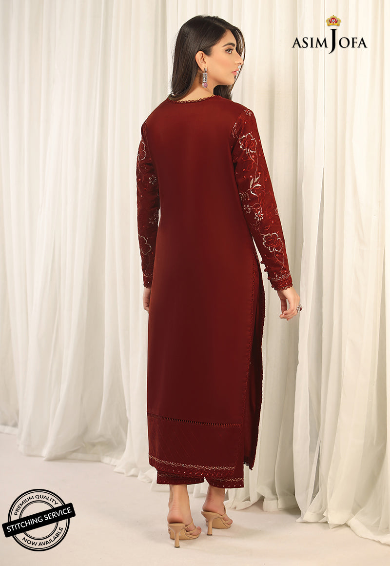 AJWE-04 EMBROIDERED CAMBRIC 2 PCS