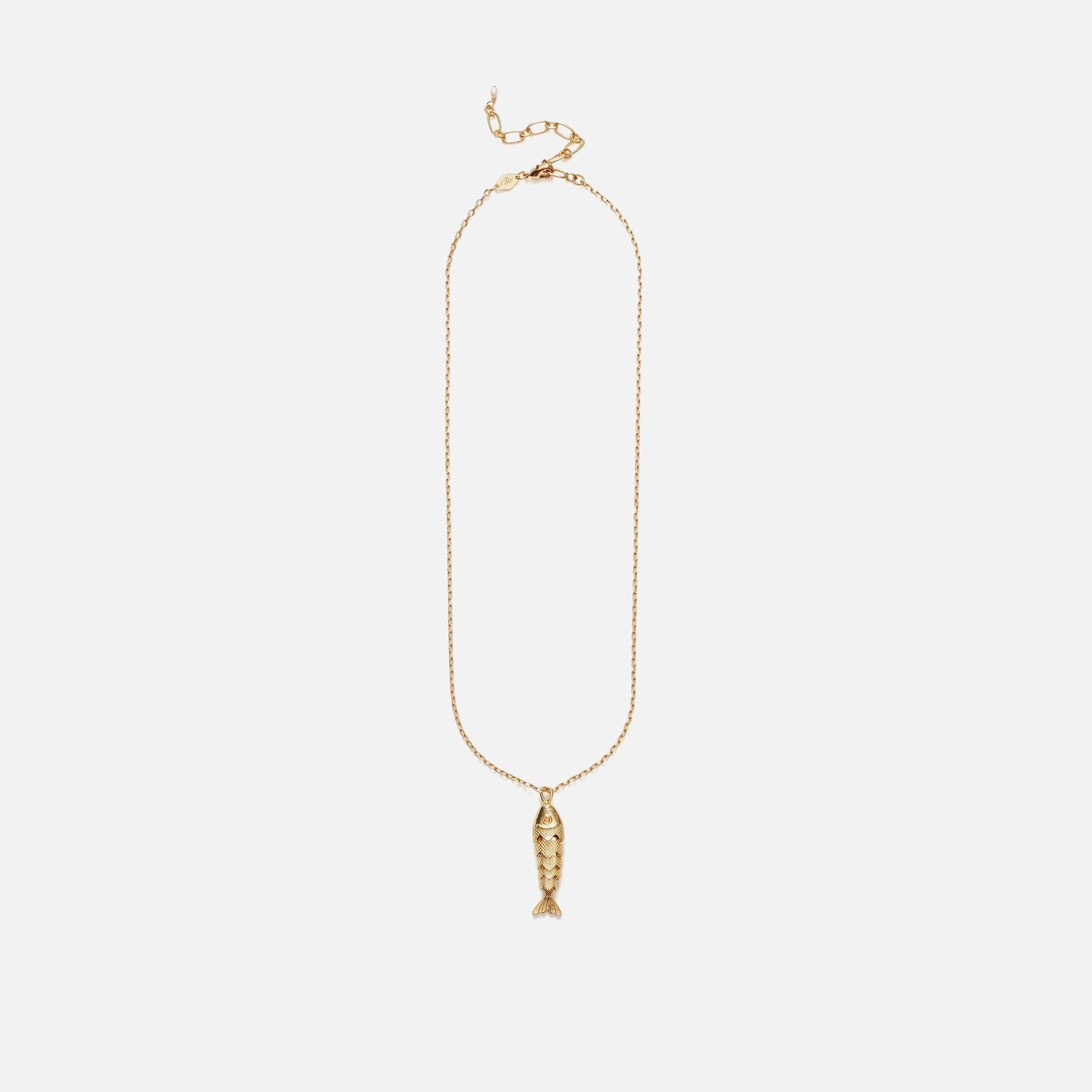 Anni Lu Something Fishy Necklace - Gold