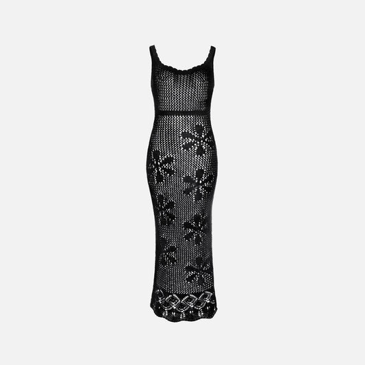 Asta Resort Emma Tricot Dress - Black