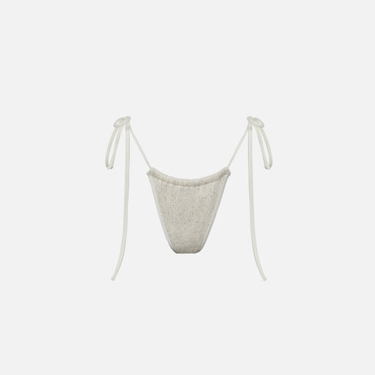 Asta Resort Lio Bikini Bottom - Ivory Sequin
