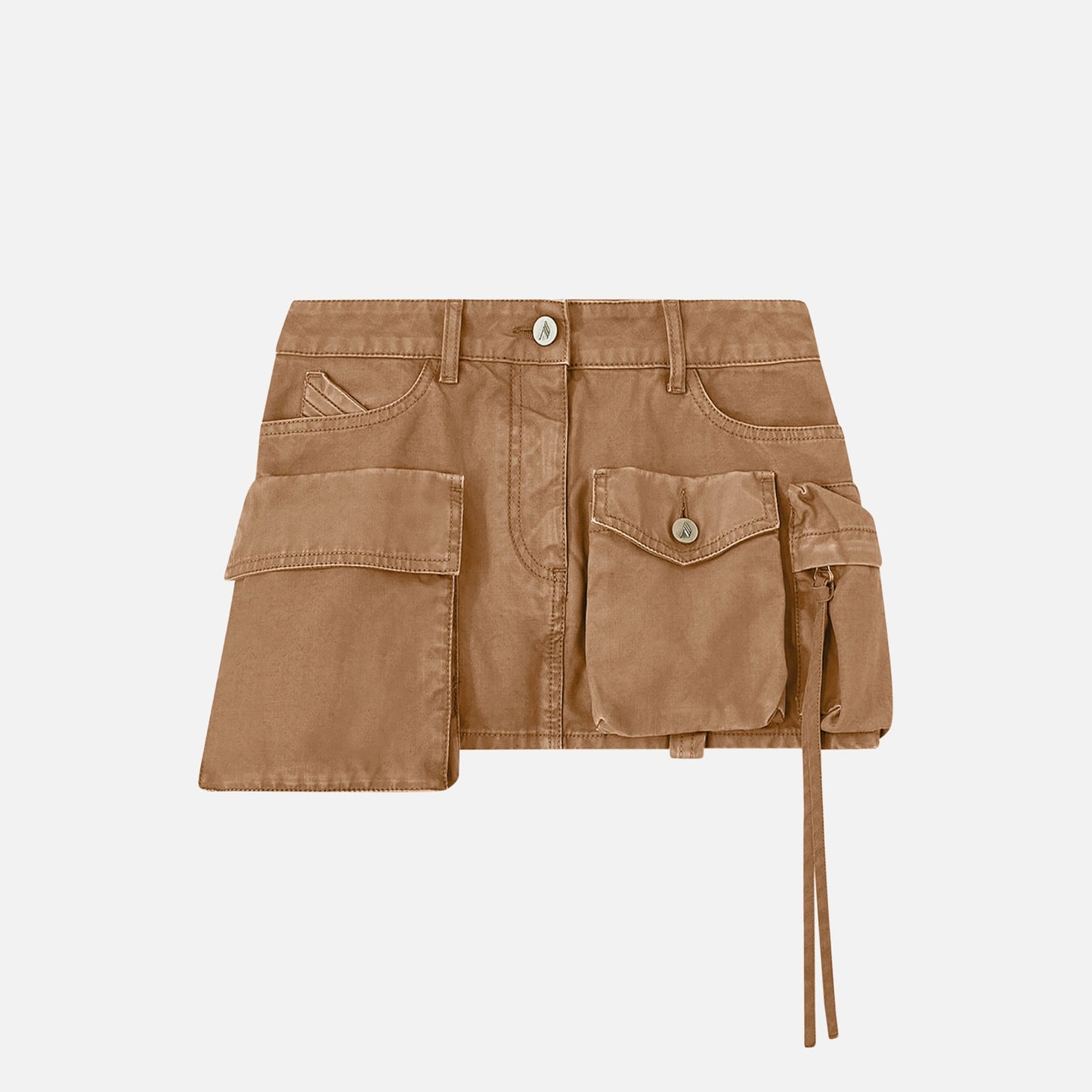 The Attico Mini Skirt - Cachi