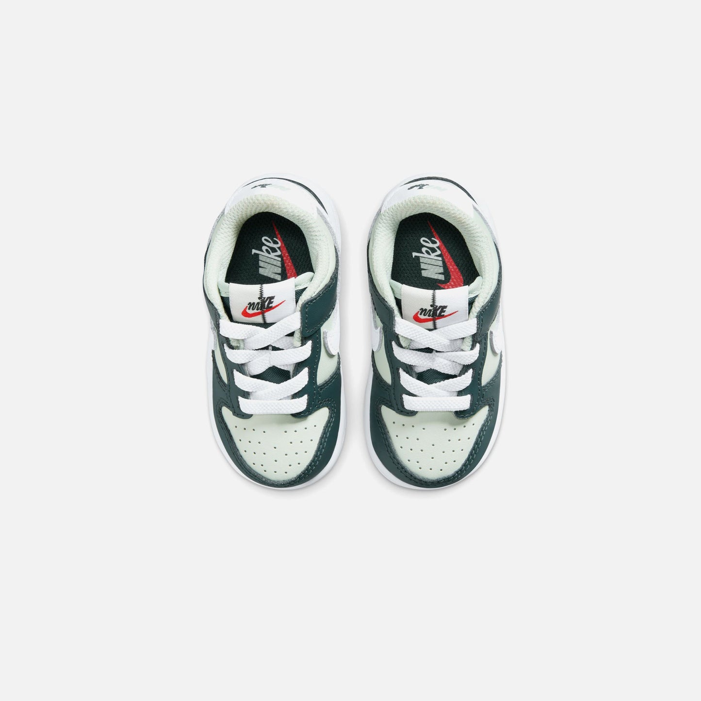 Nike Toddler Dunk Low - Deep Jungle / White / Light Silver