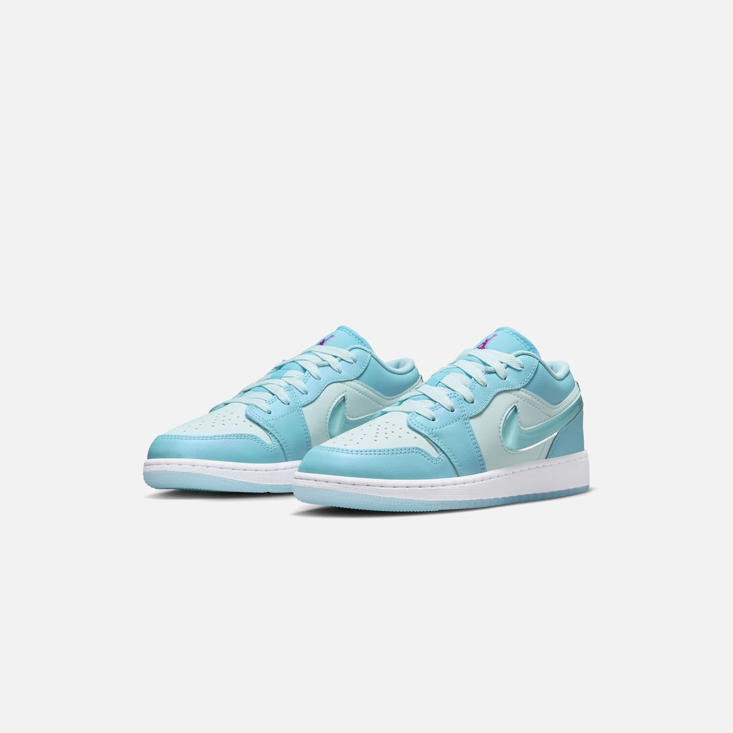 Jordan GS Air Jordan 1 Low SE - Aquarius Blue / Glacier Blue / Hyper Violet