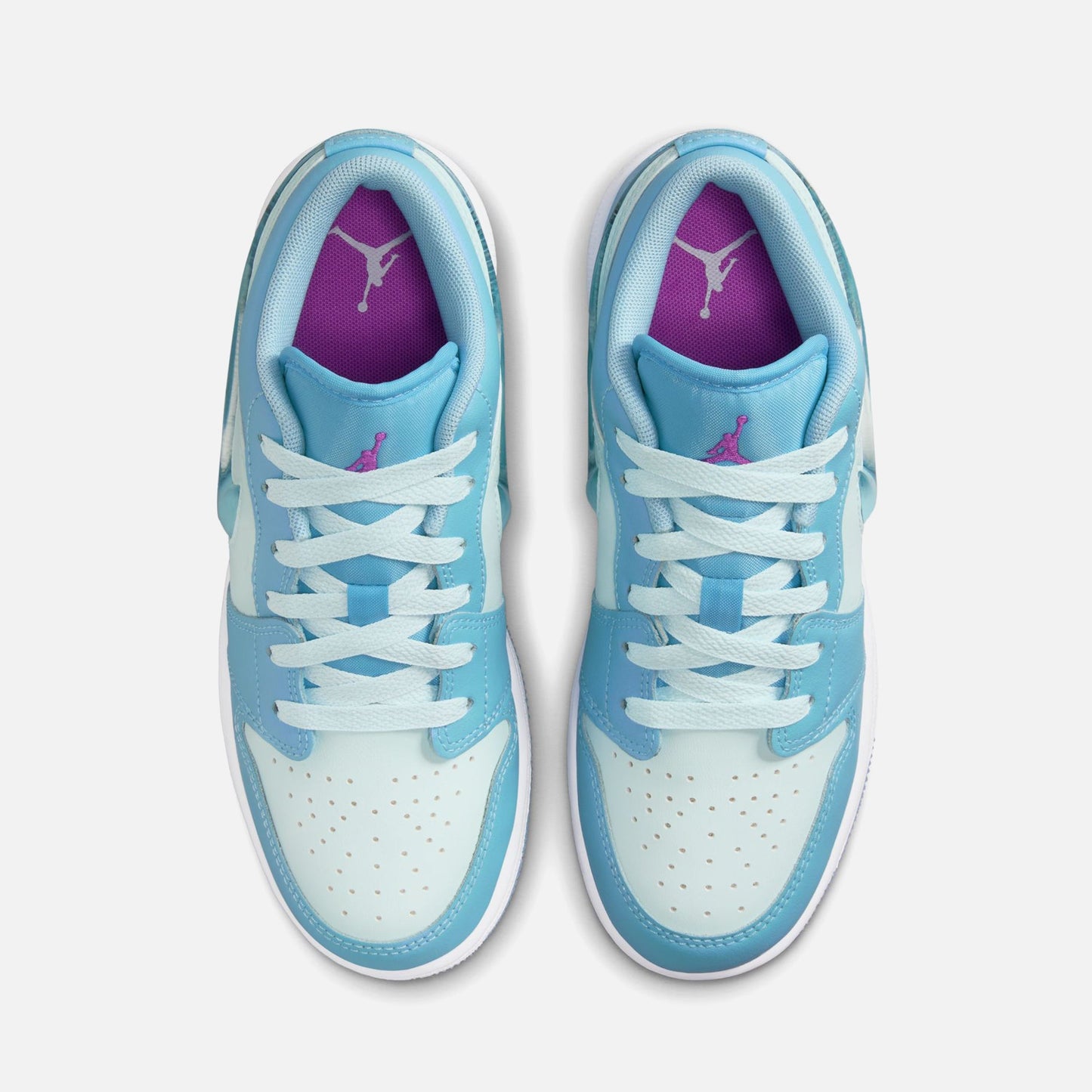 Jordan GS Air Jordan 1 Low SE - Aquarius Blue / Glacier Blue / Hyper Violet