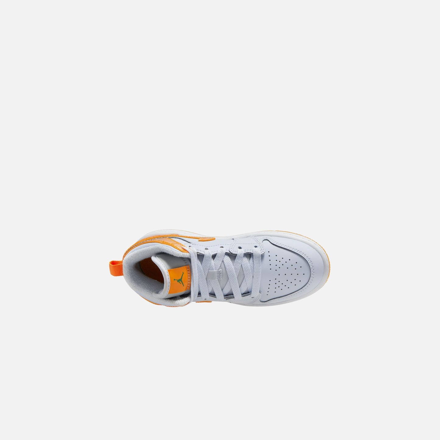 Jordan PS Air Jordan 1 Mid SE - Football Grey / Orange Peel / Pine