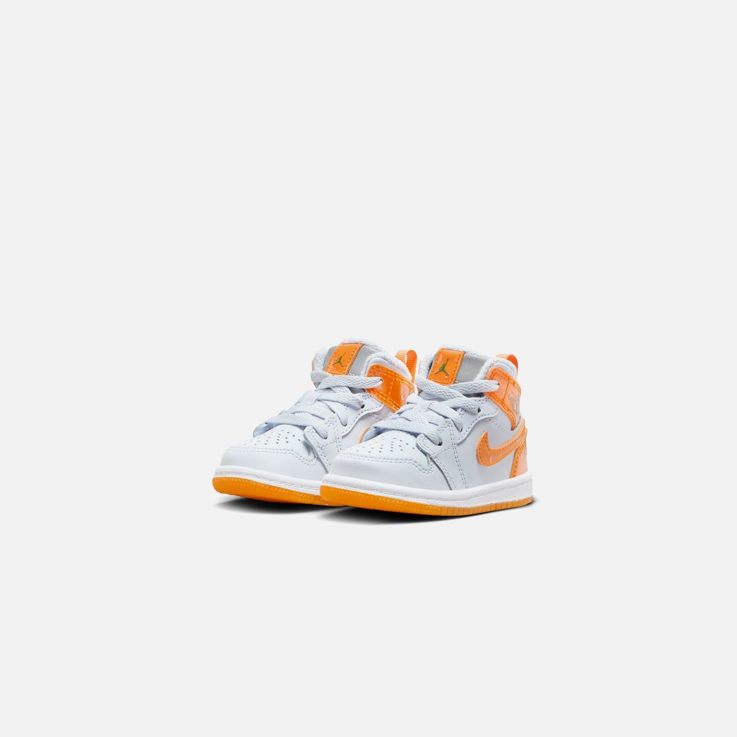 Jordan TD Air Jordan 1 Mid SE - Football Grey / Orange Peel / Pine
