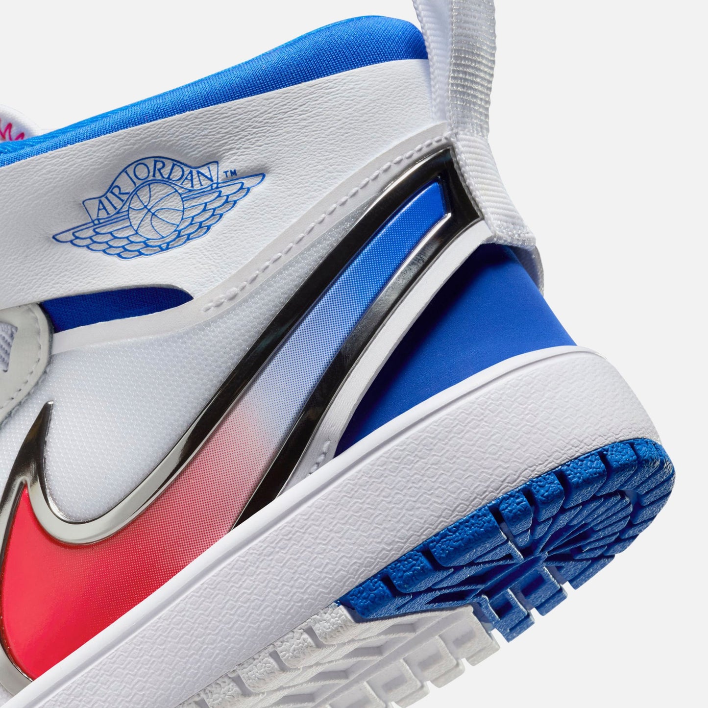 Jordan PS Jordan 1 Mid RM  Easyon White / Siren Red / Racer Blue