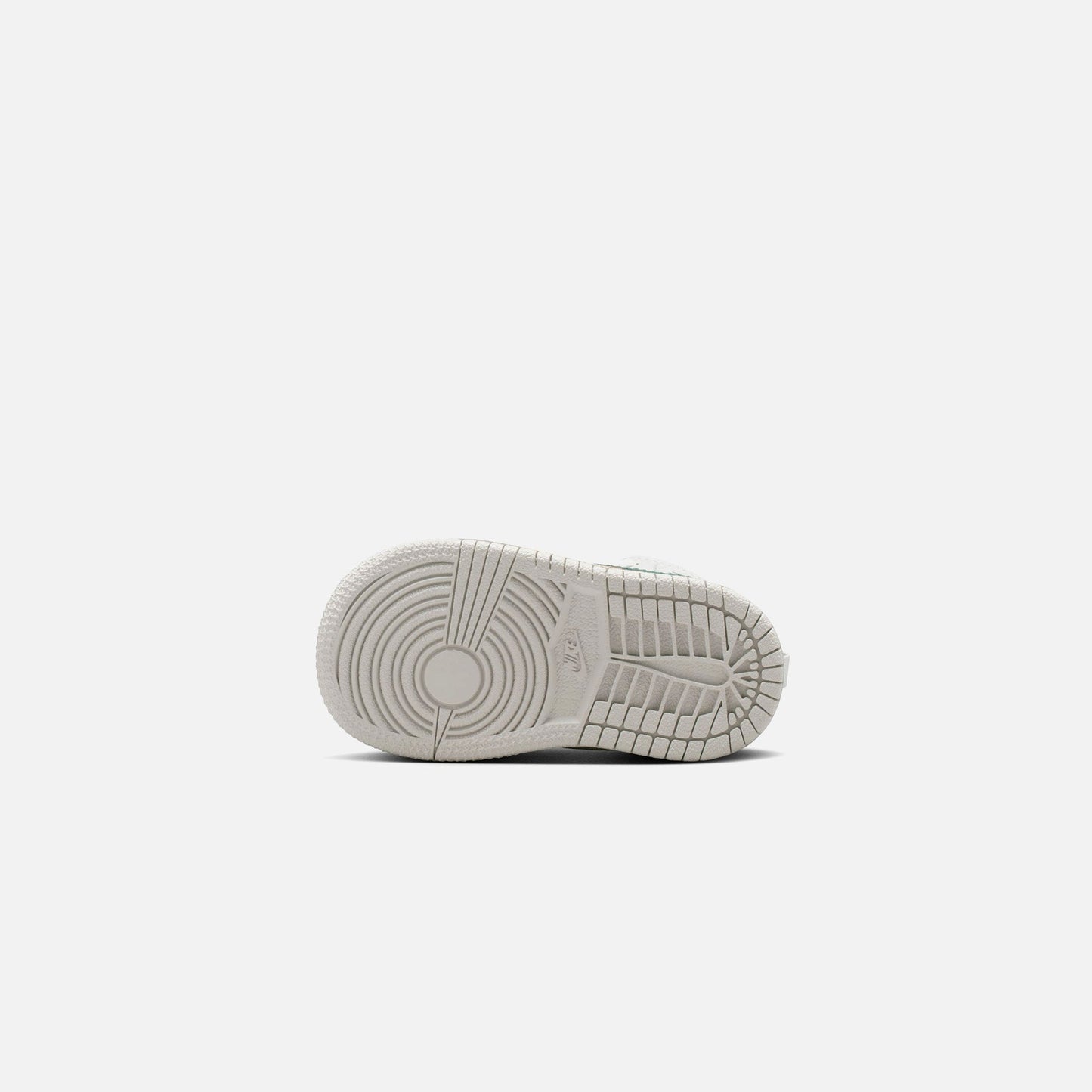 Jordan TD Air Jordan 1 Mid SE  - White / Oxidized Green / Sail / Neutral Grey