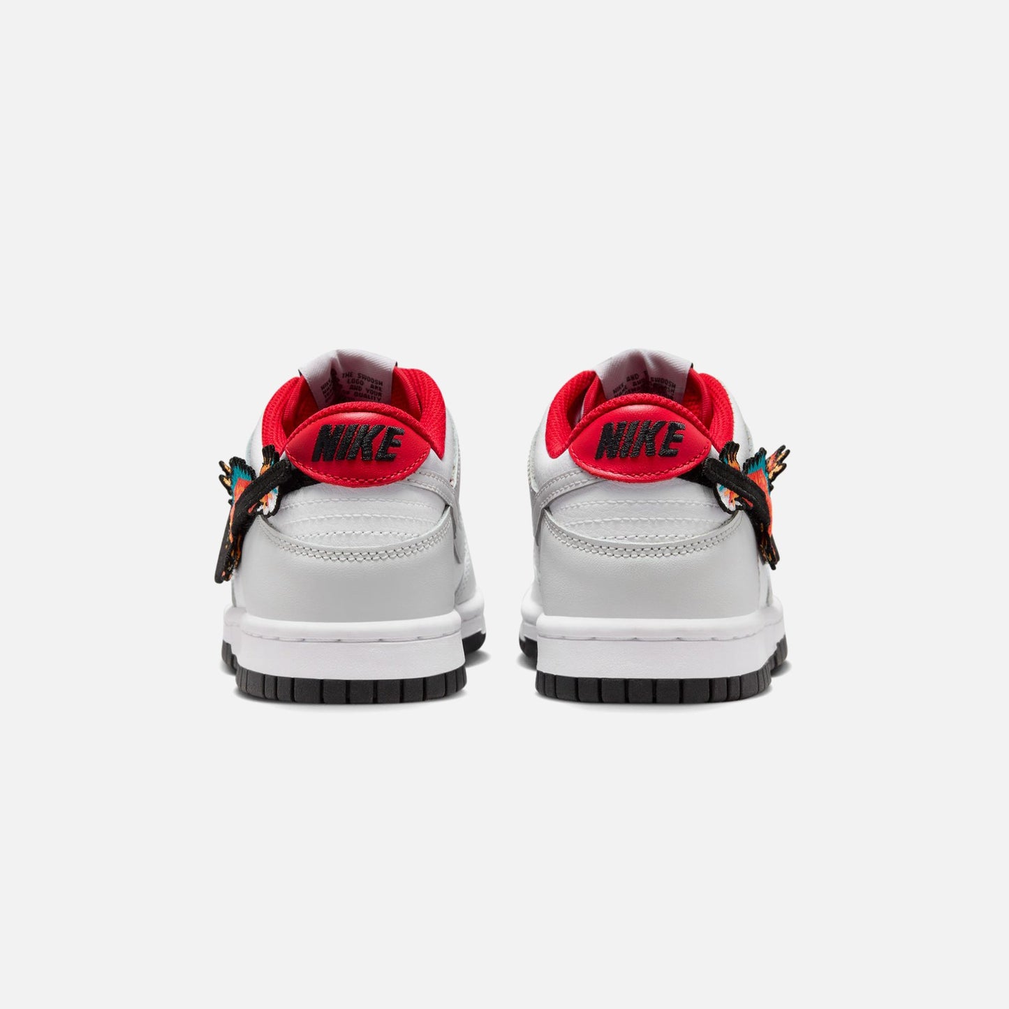 Nike GS Dunk Low SE- Grey / Red