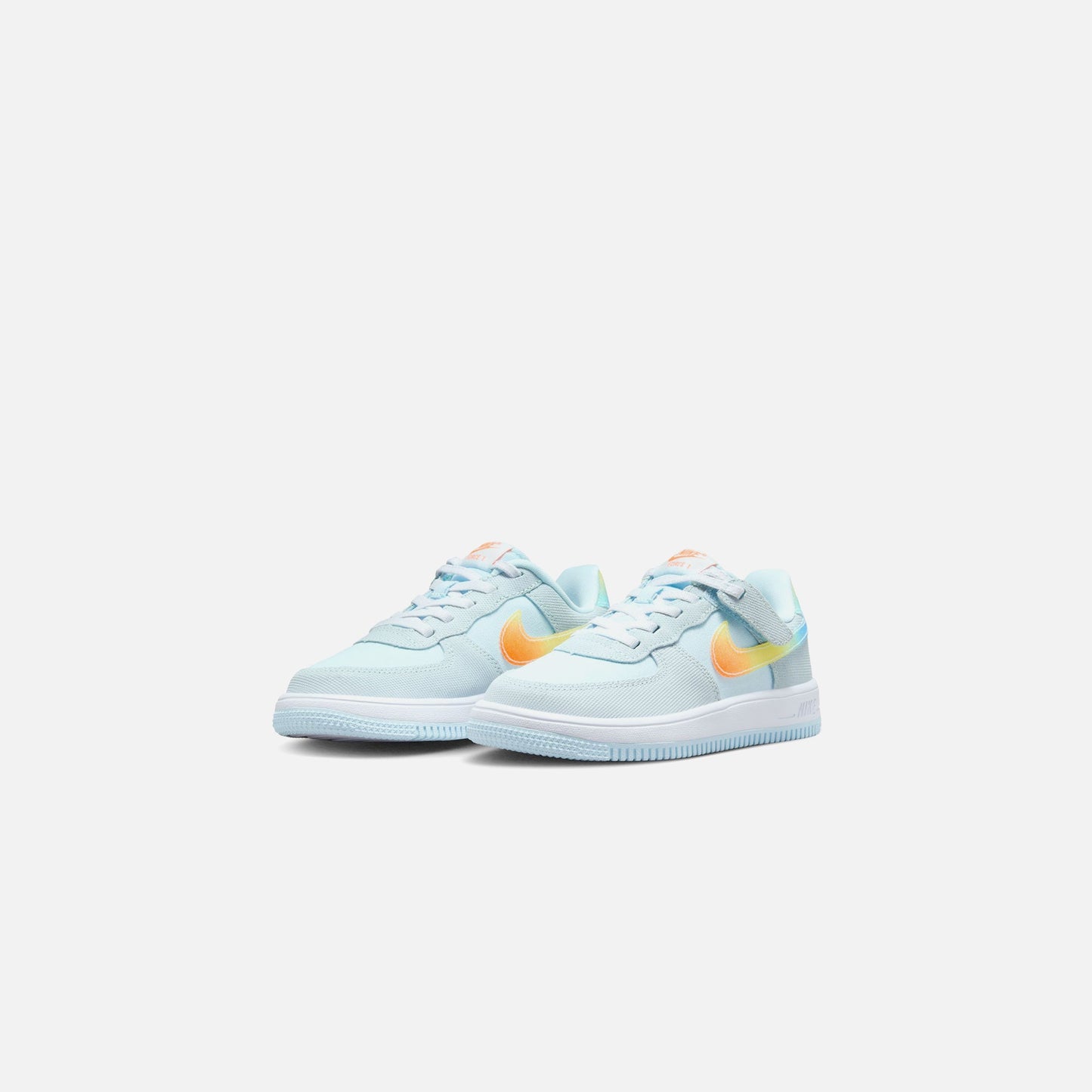 Nike Force 1 Low Easyon BP - Glacier Blue / Total Orange / Light Lemon Twist / Aquarius Blue