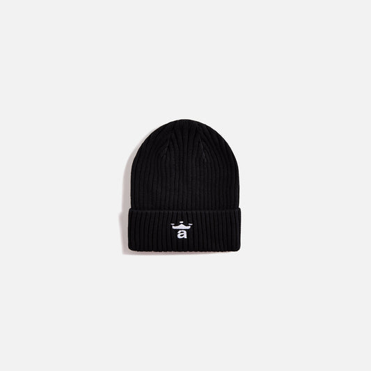 Awake NY Crown A Cable Beanie - Black