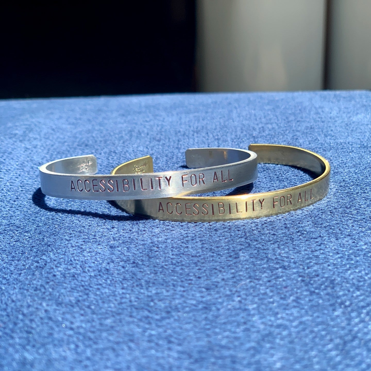 Accessibility For All Stamped Bracelet