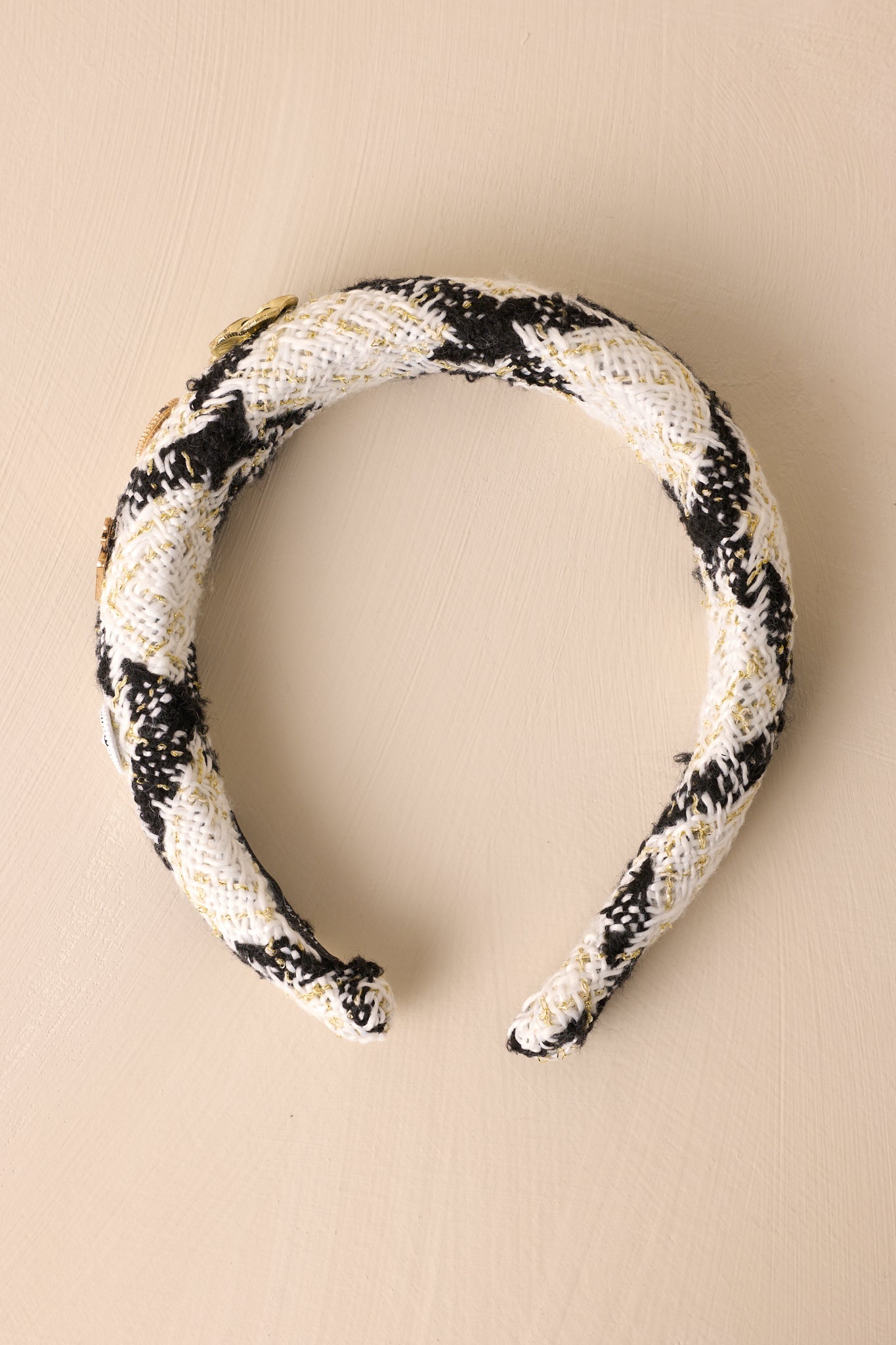 Unwritten Stories White Tweed Headband