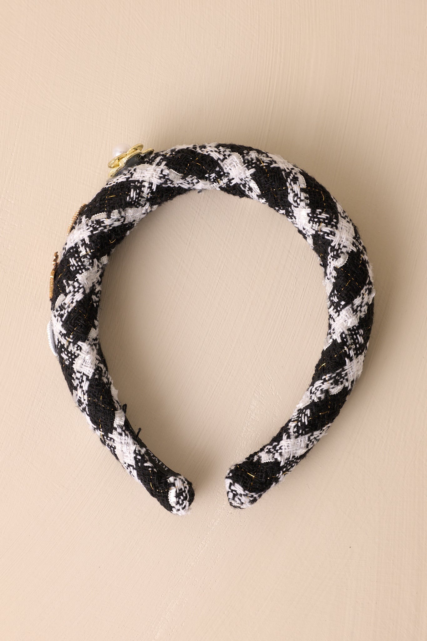 Unwritten Stories Black Tweed Headband