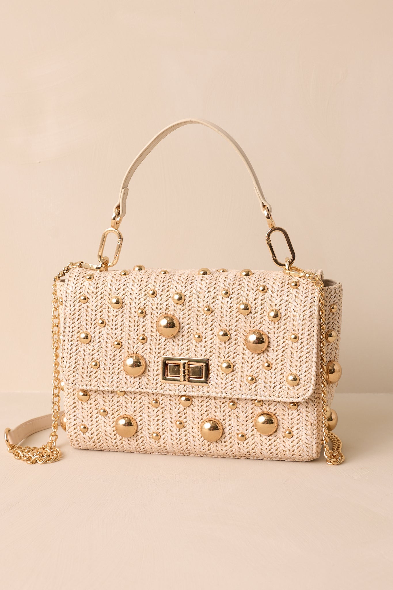 Swing Of Things Natural Rattan Handbag