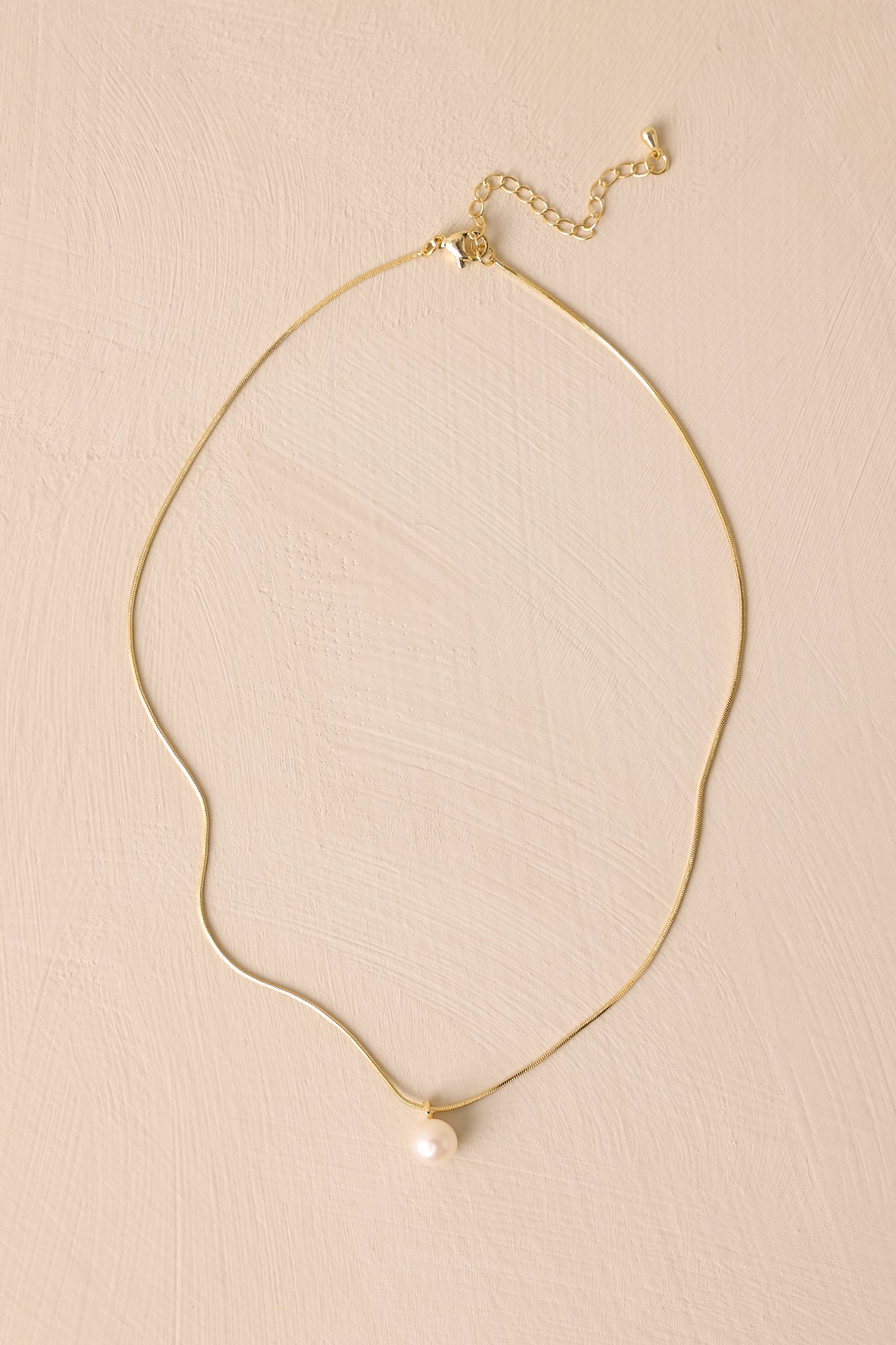 What You Tell Me Gold & Ivory Pearl Necklace