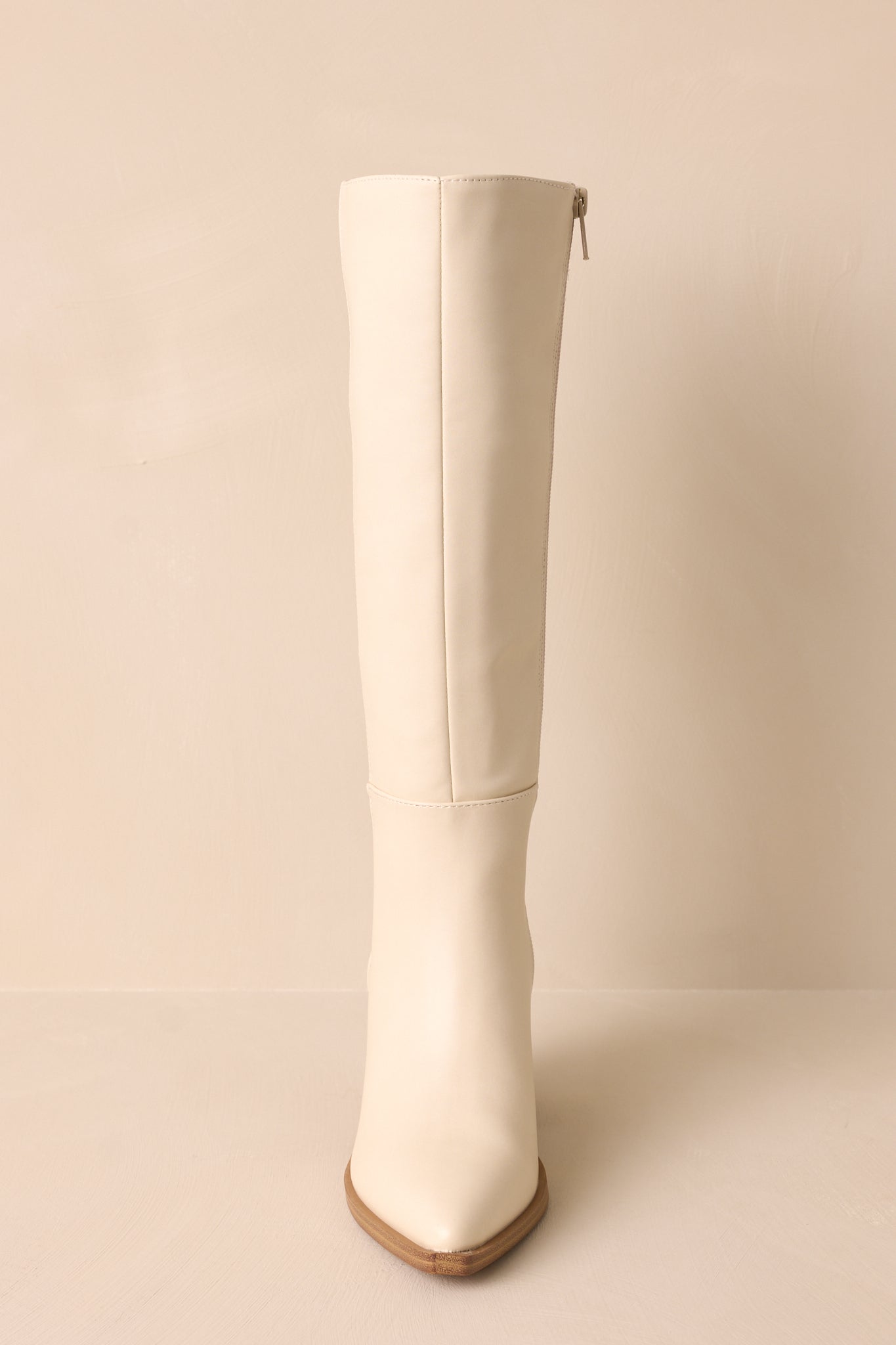 Sapphire Twilight Ivory Knee High Boots