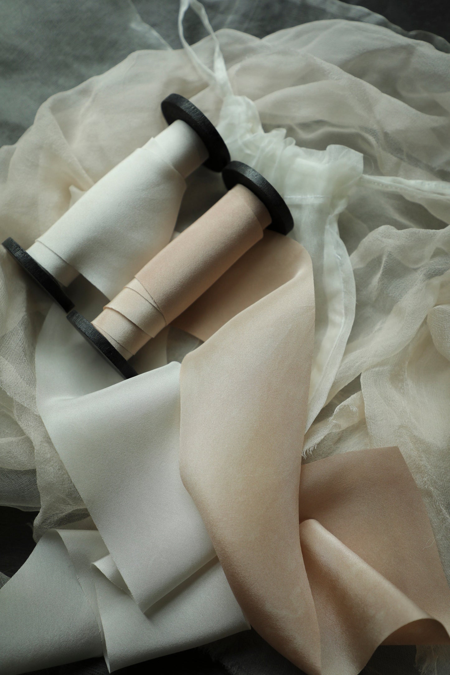 BRIDAL BOUQUET {Marbled Blush + Antique White}