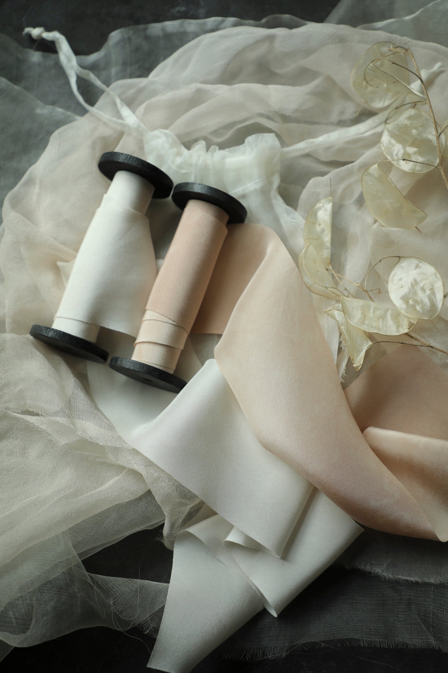 BRIDAL BOUQUET {Marbled Blush + Antique White}