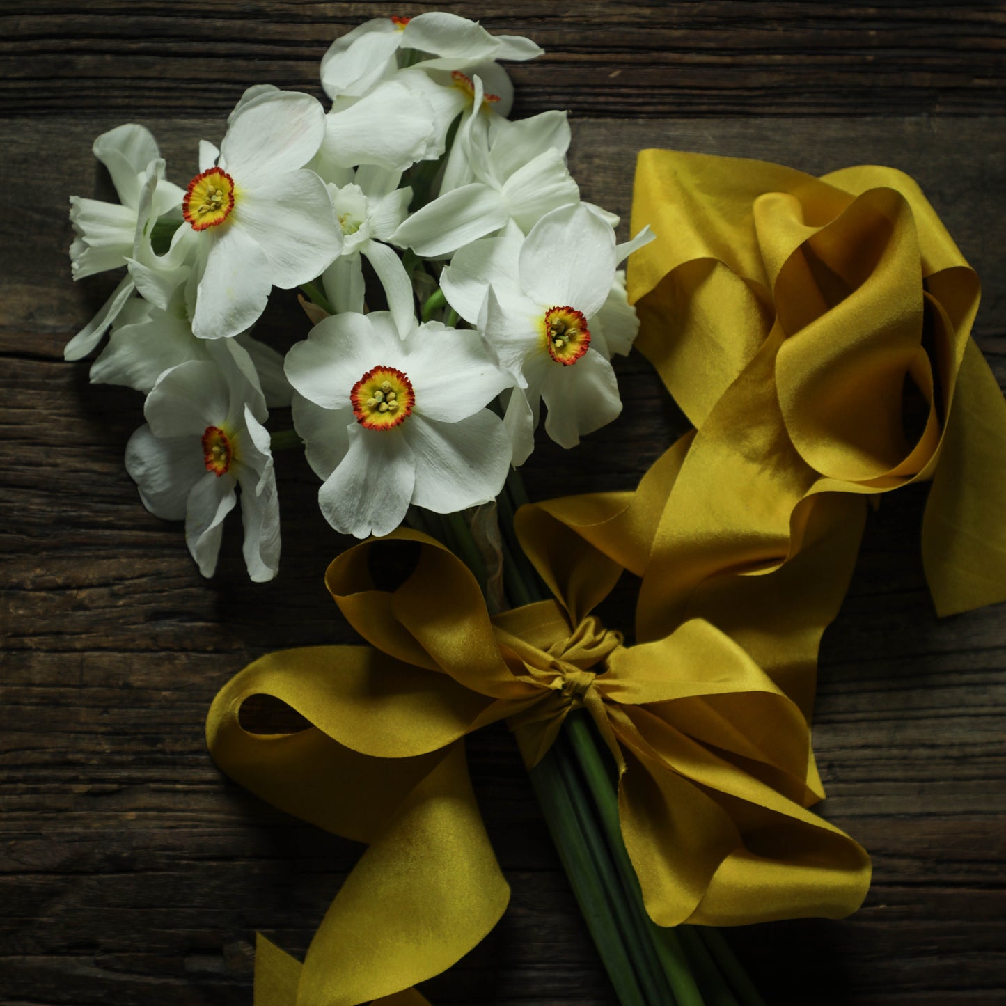 Aztec Gold Silk Ribbon