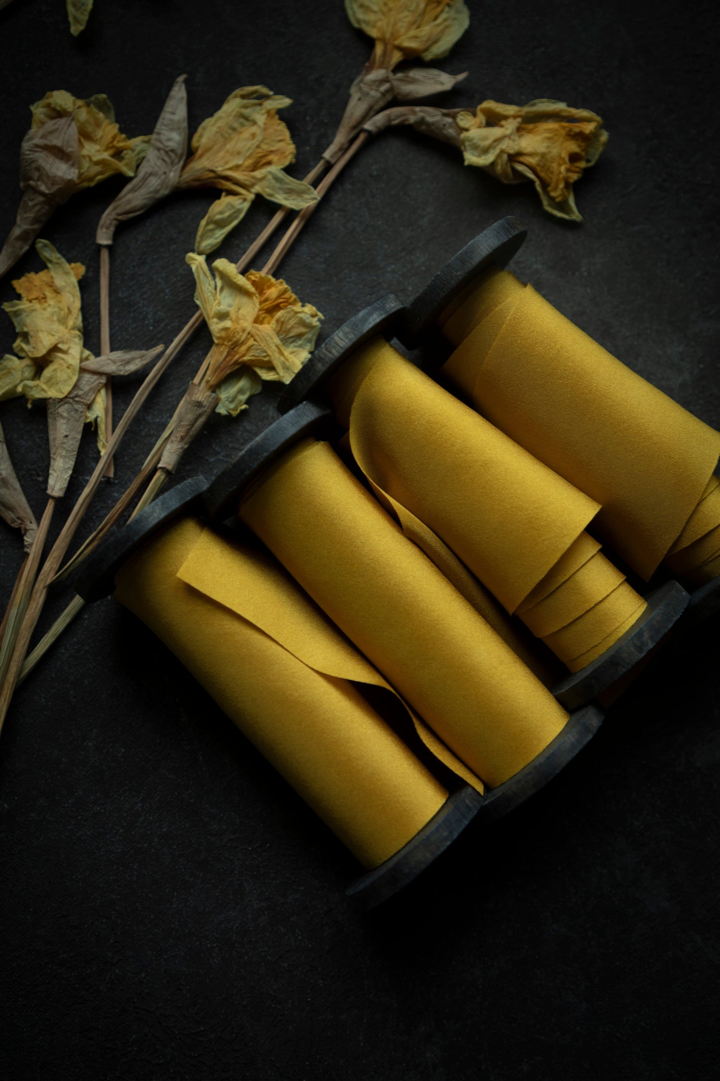 Aztec Gold Silk Ribbon