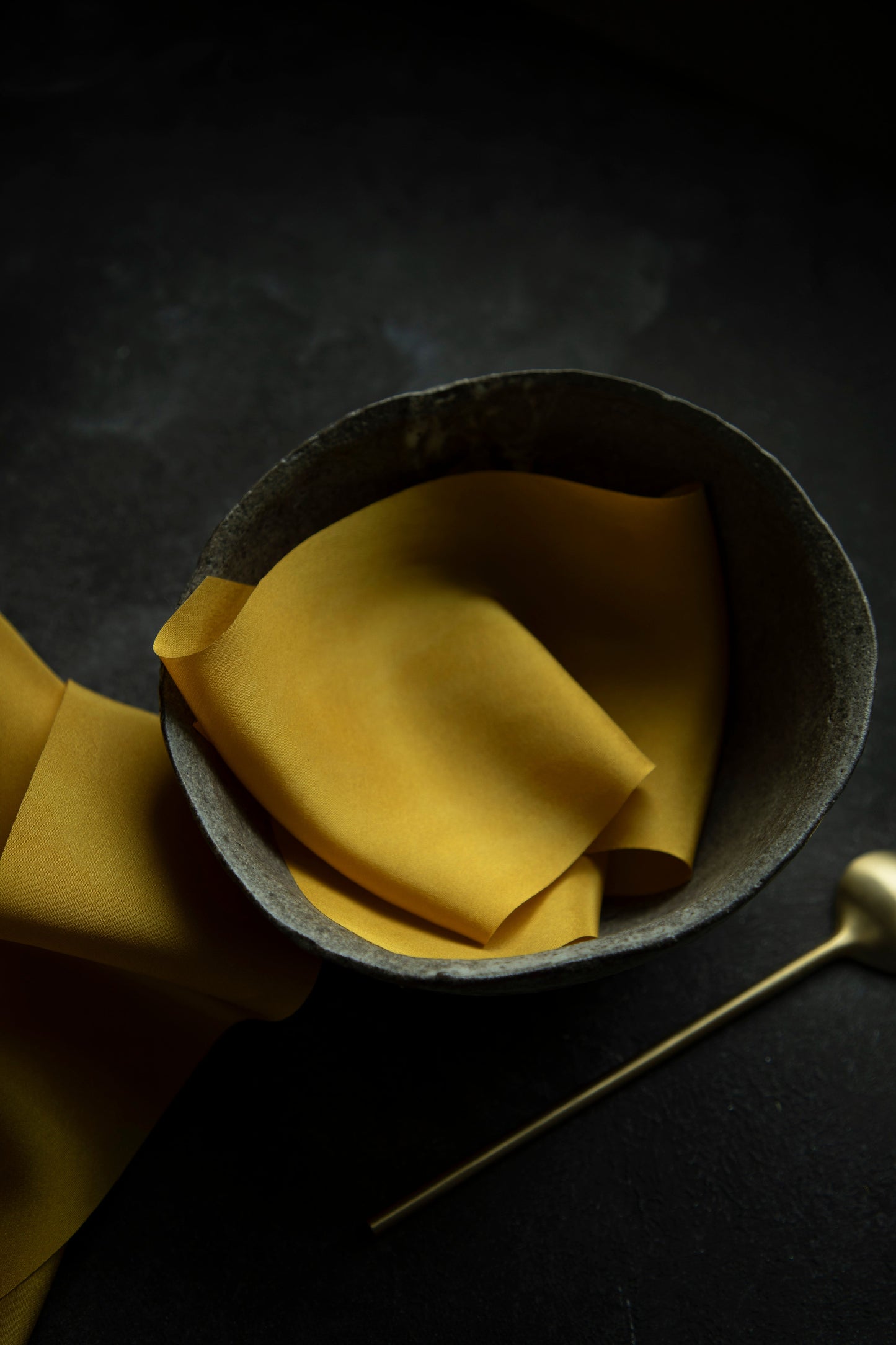 Aztec Gold Silk Ribbon