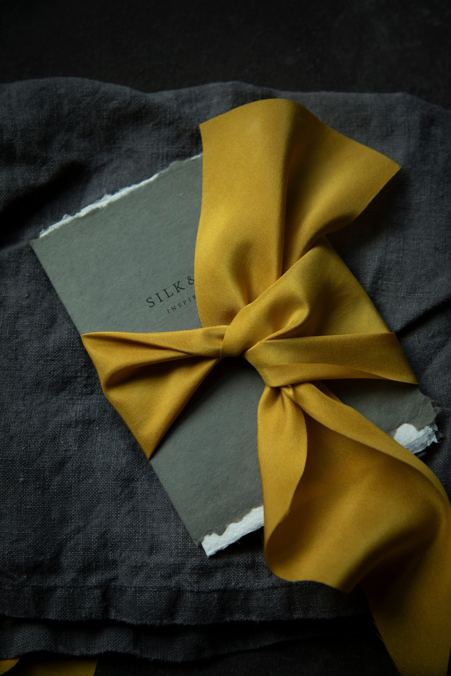 Aztec Gold Silk Ribbon