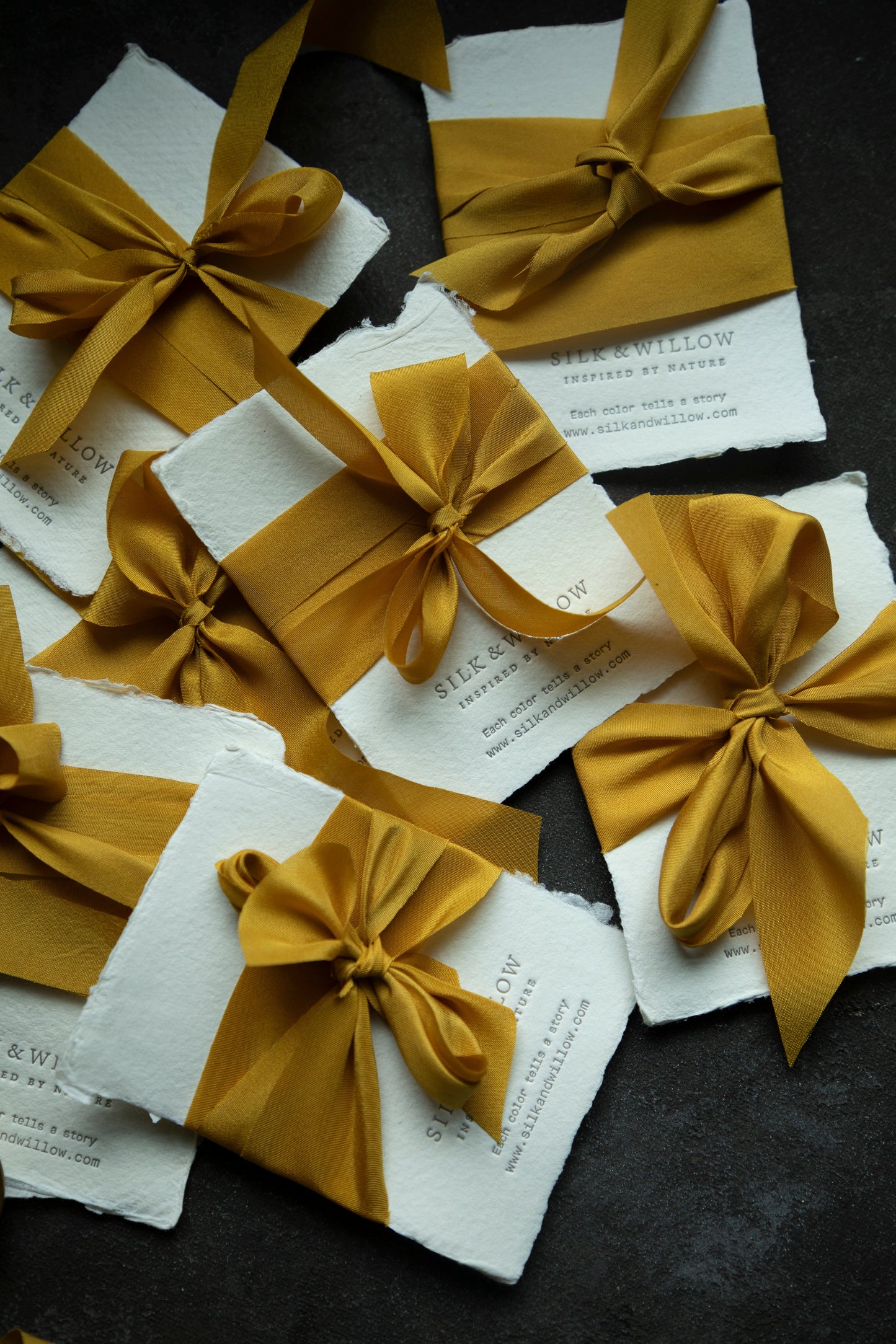 Aztec Gold Silk Ribbon