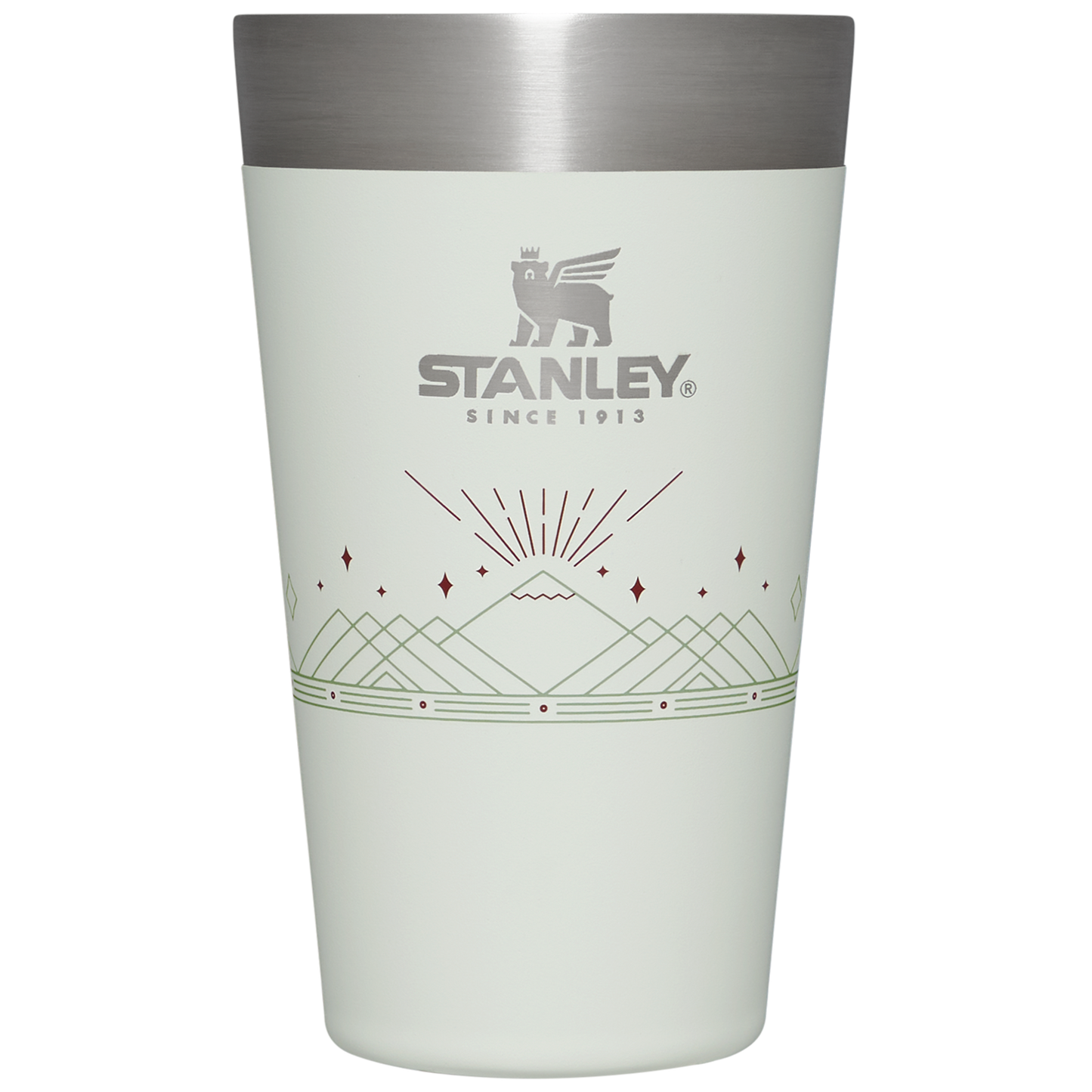 Winterscape Stacking Beer Pint | 16 OZ