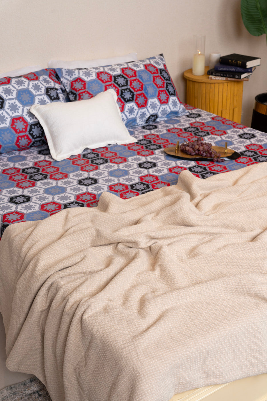 Printed Poly Cotton Bedsheet