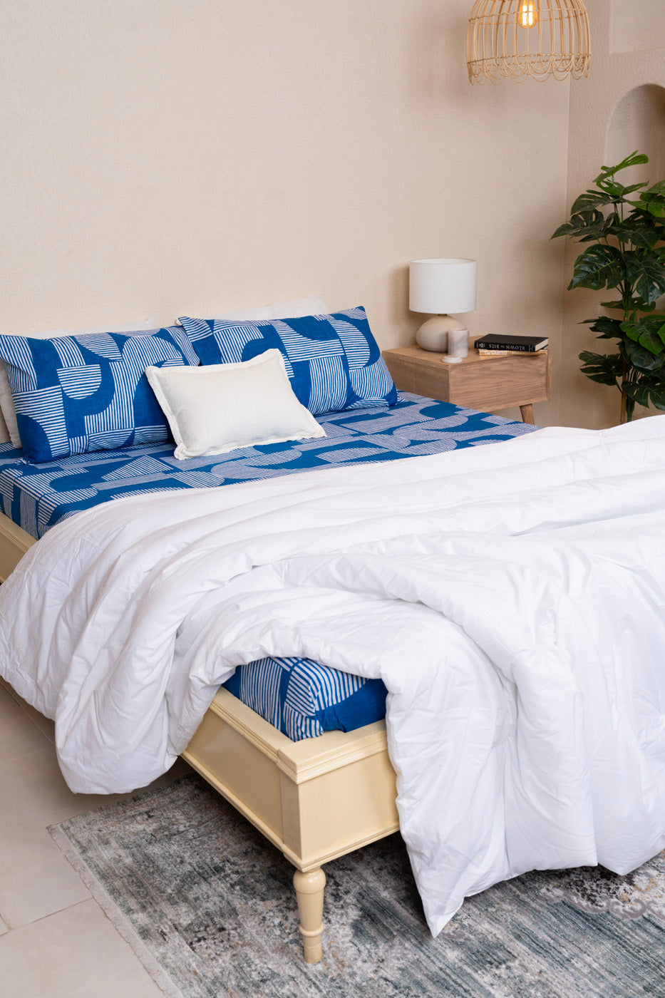 Printed Poly Cotton Bedsheet