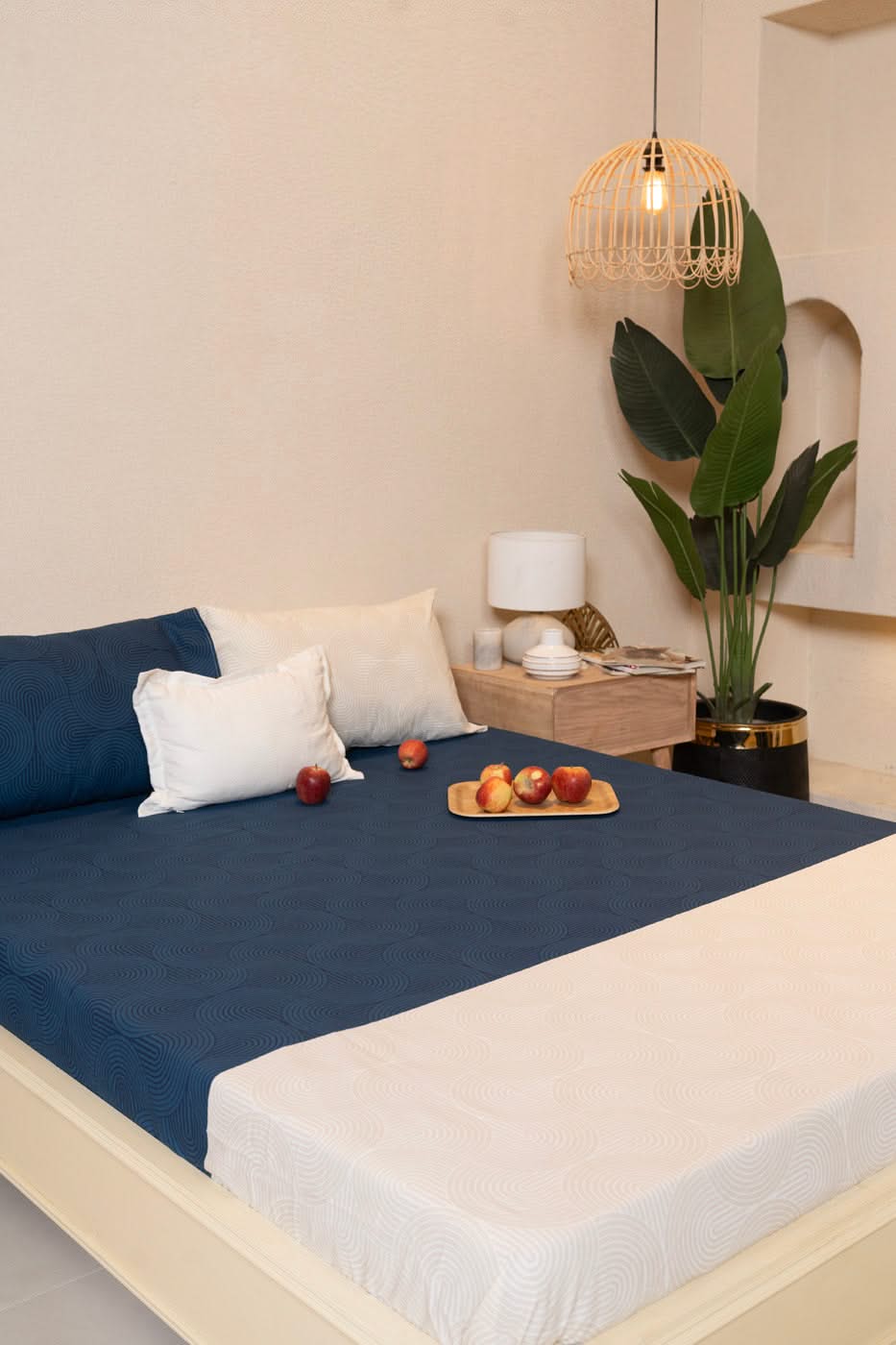 Printed Poly Cotton Bedsheet