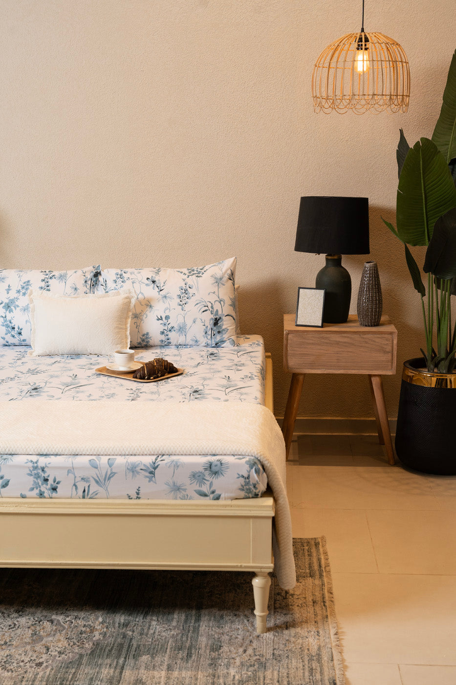 Printed Poly Cotton Bedsheet