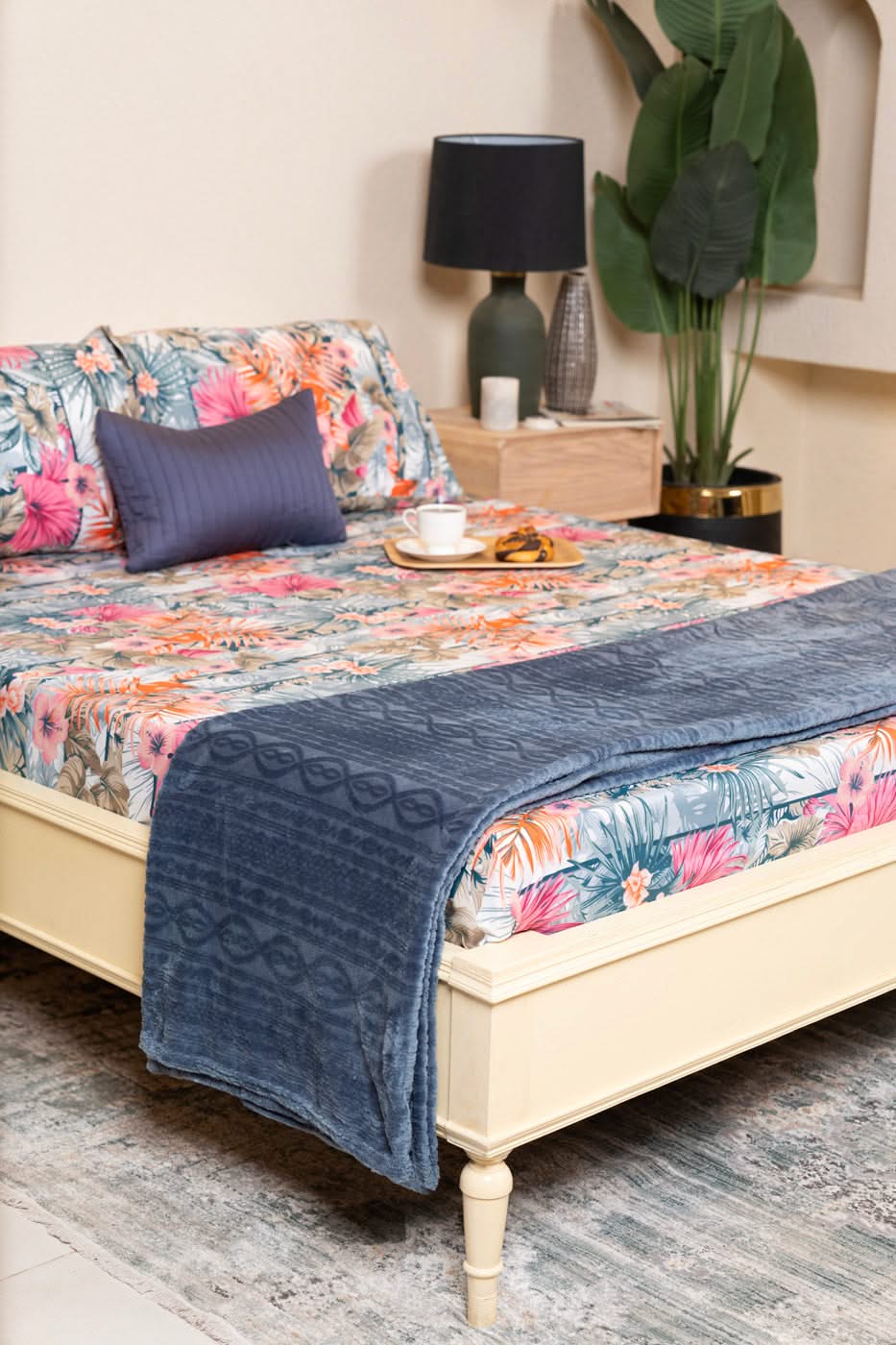 Printed Poly Cotton Bedsheet