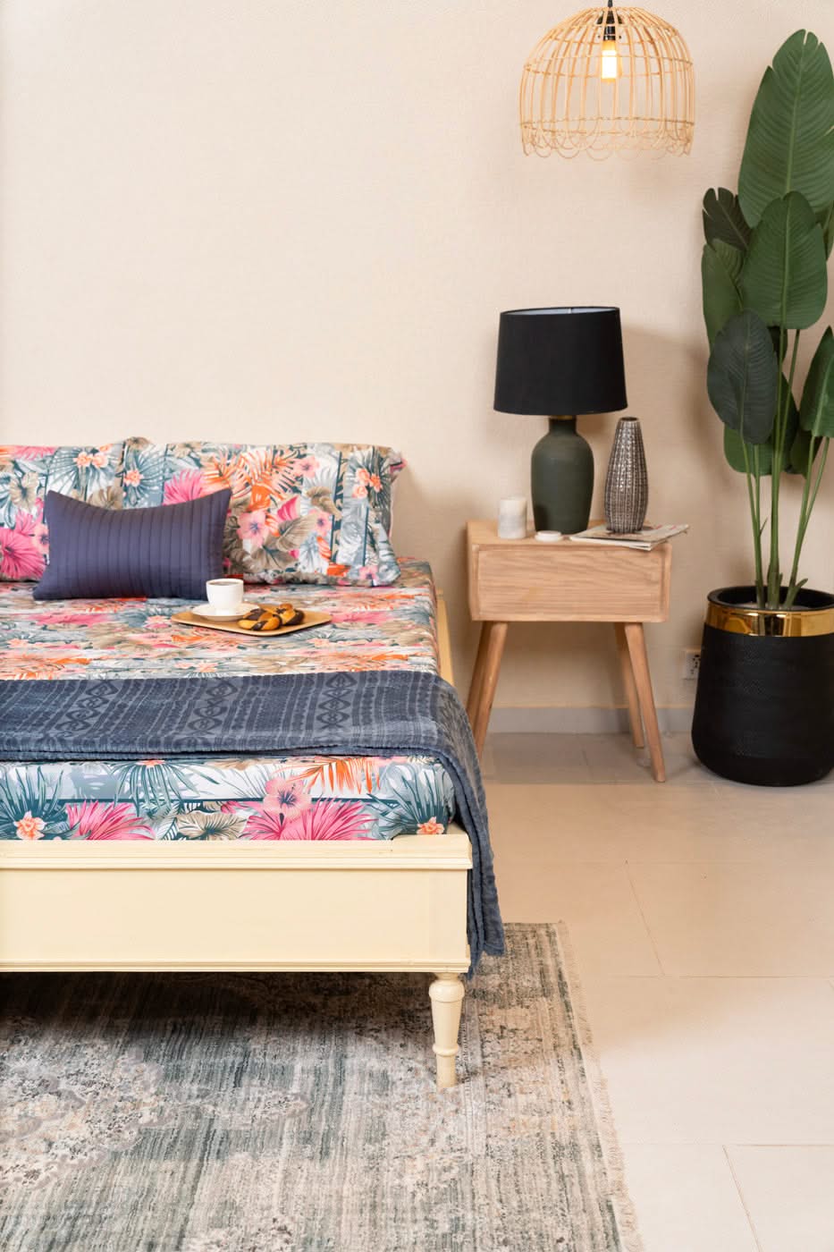 Printed Poly Cotton Bedsheet