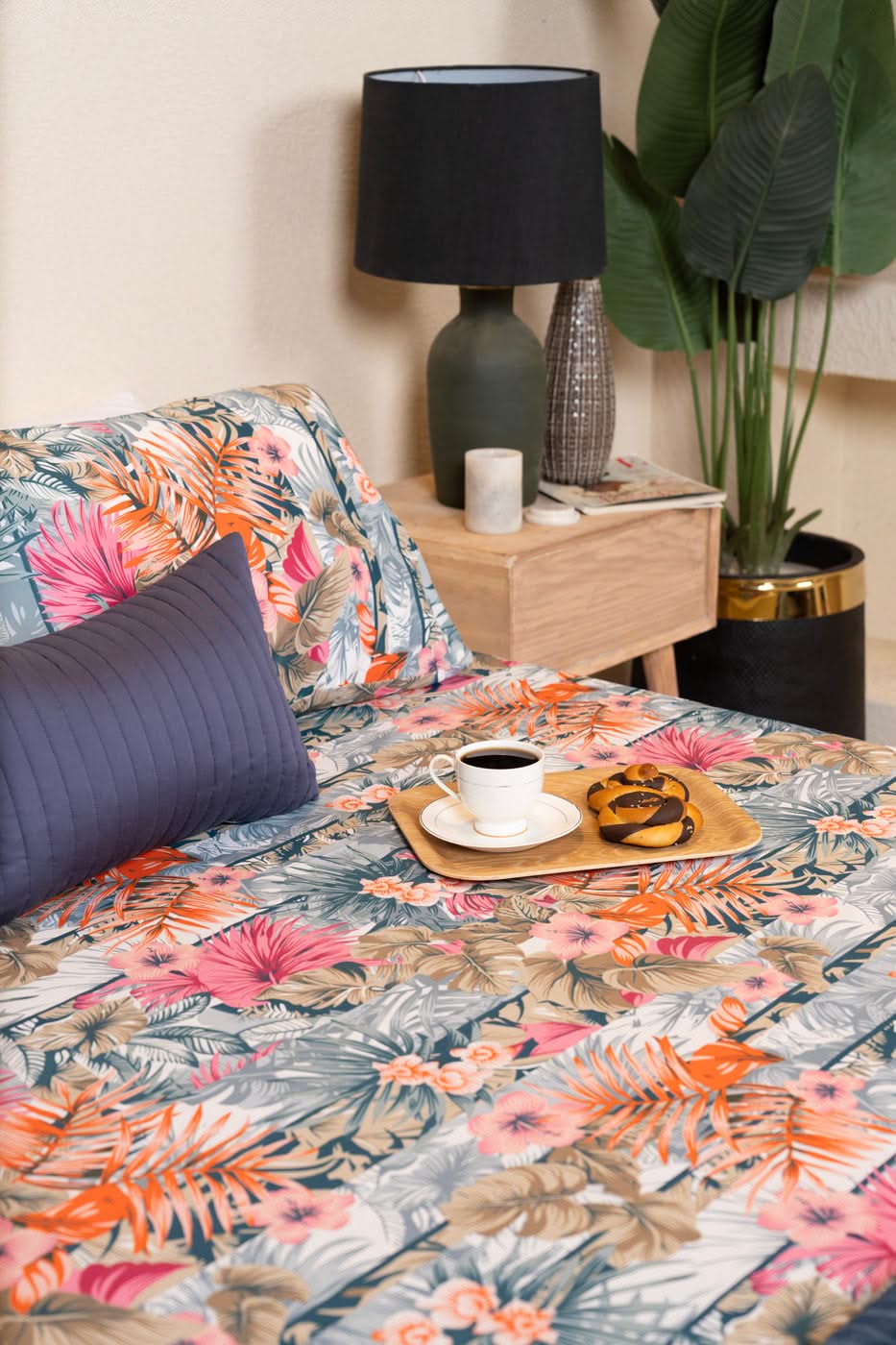 Printed Poly Cotton Bedsheet