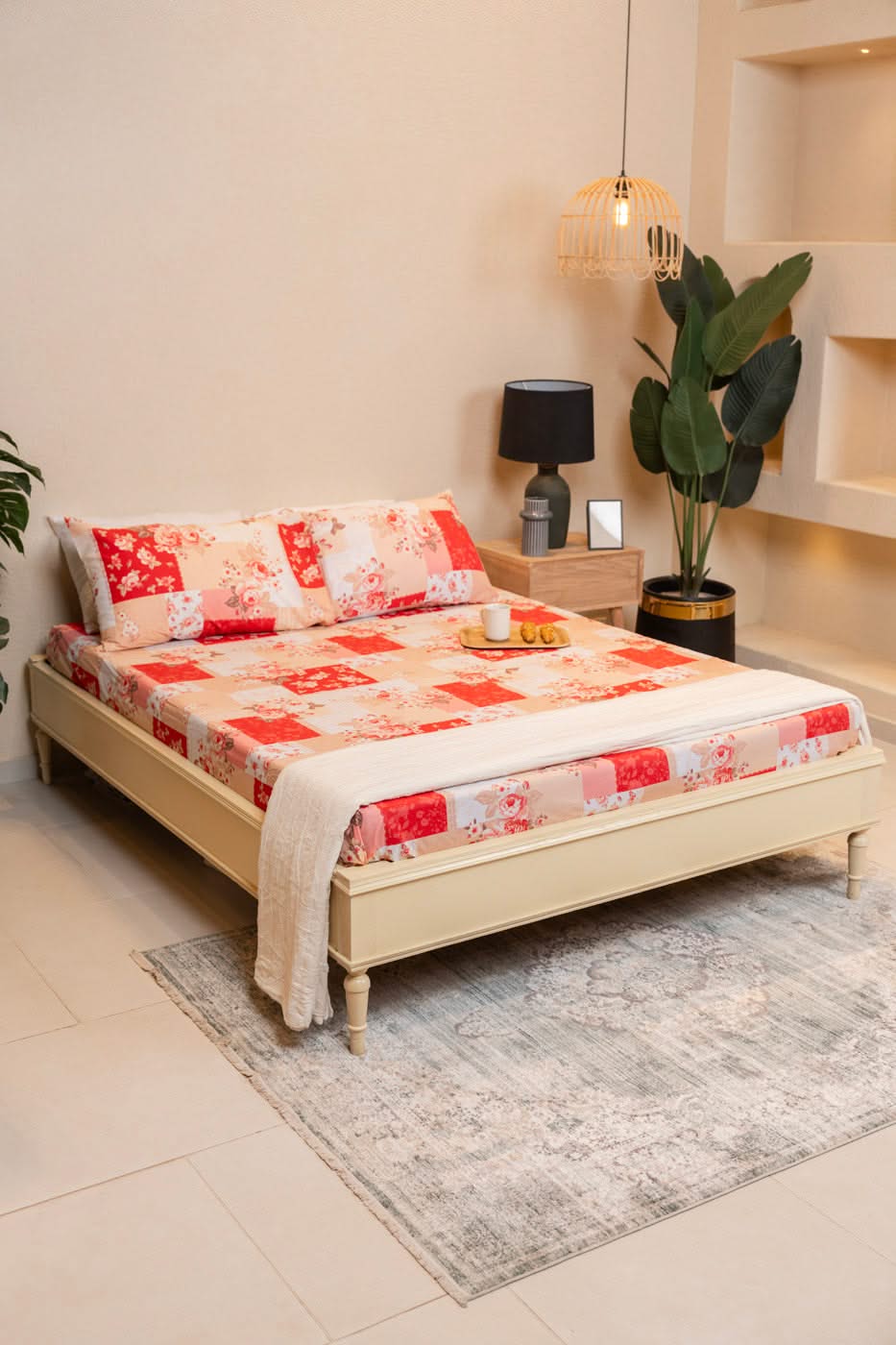 Printed Poly Cotton Bedsheet