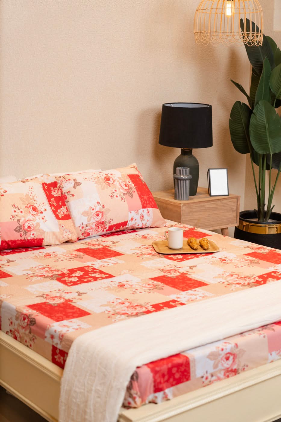 Printed Poly Cotton Bedsheet