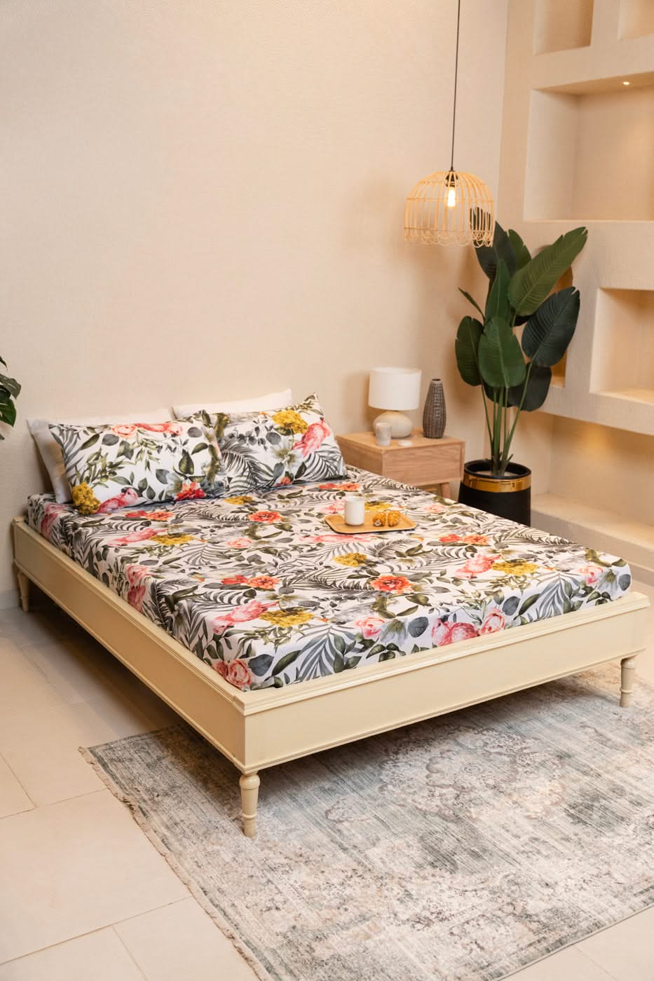 Printed Poly Cotton Bedsheet
