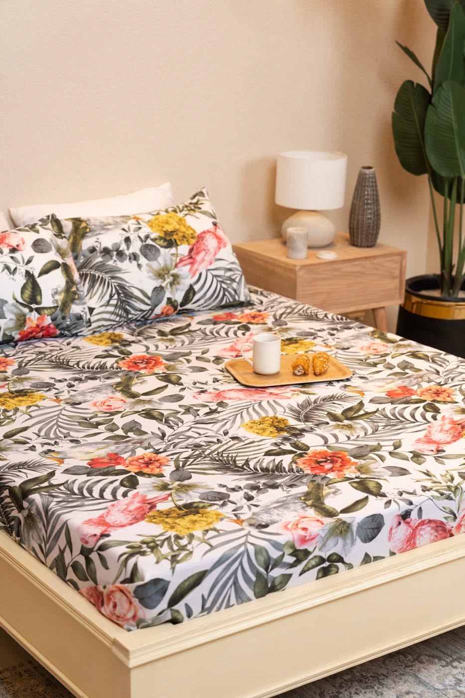 Printed Poly Cotton Bedsheet