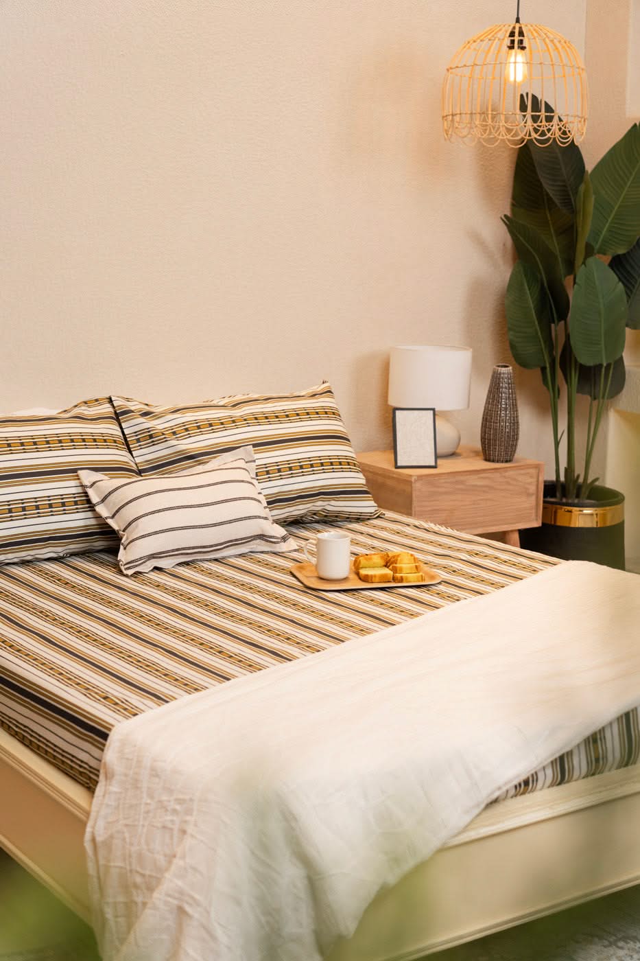 Printed Poly Cotton Bedsheet