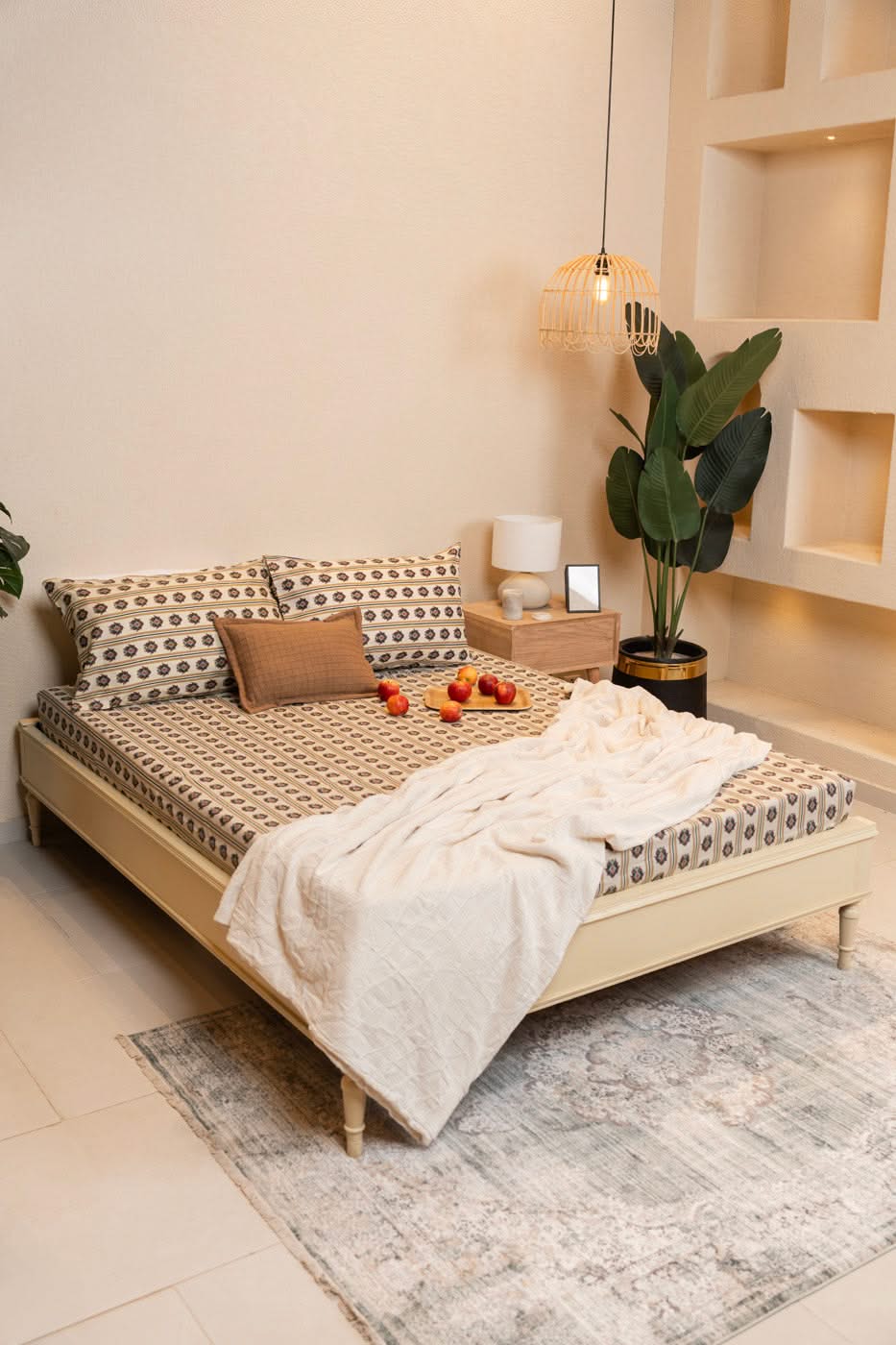 Printed Poly Cotton Bedsheet